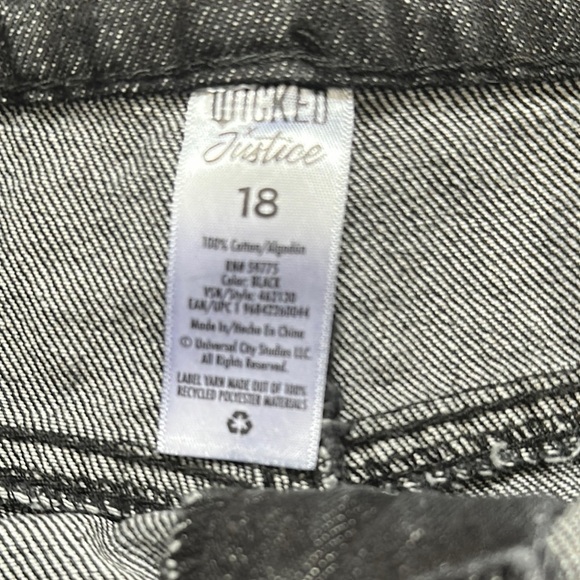 Justice Wicked Jeans 18 Girls Nwt - Picture 3 of 9